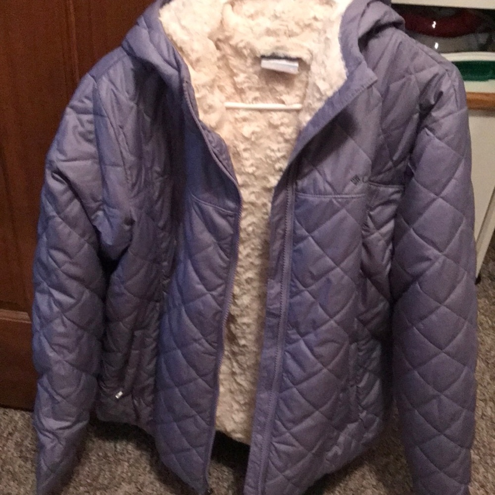 purple Columbia winterjacket
